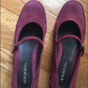 Suede shoes